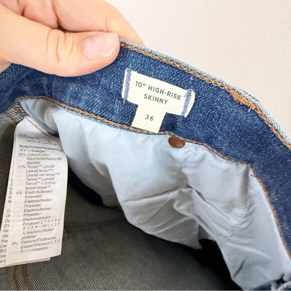 Madewell 10" High Rise Skinny Jeans Size 36 New - Picture 7 of 8